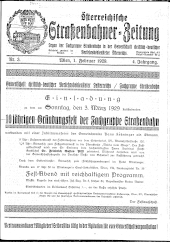 Österreichische Straßenbahner-Zeitung