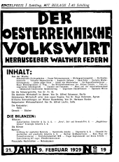 Der österreichische Volkswirt