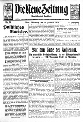 Die neue Zeitung