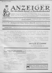 Oesterreichische Buchhändler-Correspondenz