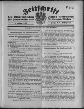 Zeitschrift d. Österr. Reichs-Verbandes f. Feuerwehr- und Rettungswesen