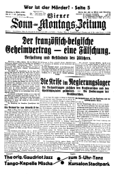 Wiener Sonn- und Montags-Zeitung