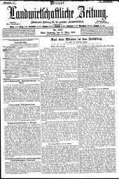 Wiener Landwirtschaftliche Zeitung