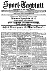 (Wiener) Sporttagblatt