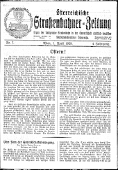 Österreichische Straßenbahner-Zeitung