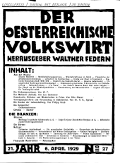 Der österreichische Volkswirt