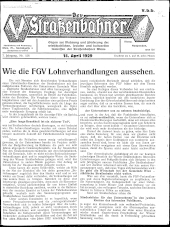 Der Straßenbahner