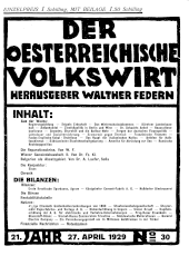 Der österreichische Volkswirt