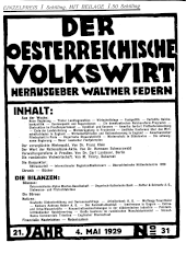 Der österreichische Volkswirt