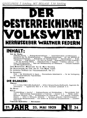 Der österreichische Volkswirt