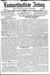 Wiener Landwirtschaftliche Zeitung