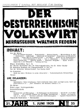 Der österreichische Volkswirt