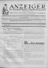 Oesterreichische Buchhändler-Correspondenz