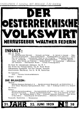 Der österreichische Volkswirt