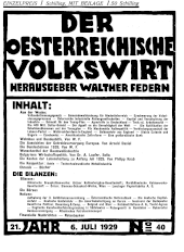 Der österreichische Volkswirt