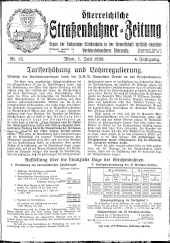 Österreichische Straßenbahner-Zeitung