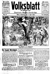 Volksblatt für Stadt und Land