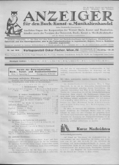 Oesterreichische Buchhändler-Correspondenz