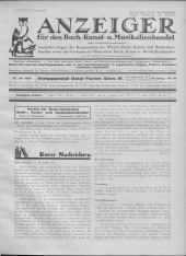 Oesterreichische Buchhändler-Correspondenz