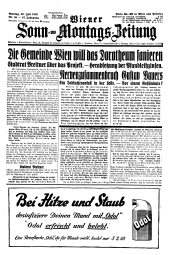 Wiener Sonn- und Montags-Zeitung