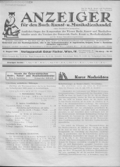 Oesterreichische Buchhändler-Correspondenz