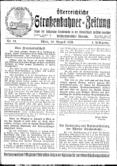 Österreichische Straßenbahner-Zeitung