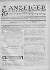 Oesterreichische Buchhändler-Correspondenz