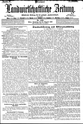 Wiener Landwirtschaftliche Zeitung