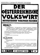 Der österreichische Volkswirt