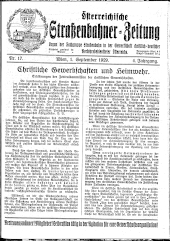 Österreichische Straßenbahner-Zeitung