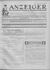 Oesterreichische Buchhändler-Correspondenz