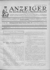 Oesterreichische Buchhändler-Correspondenz