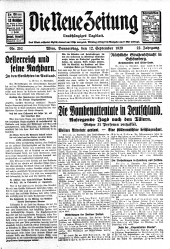 Die neue Zeitung