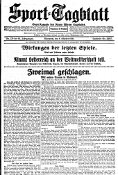 (Wiener) Sporttagblatt