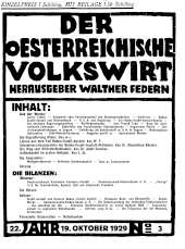 Der österreichische Volkswirt