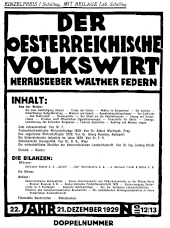 Der österreichische Volkswirt