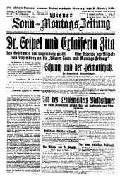 Wiener Sonn- und Montags-Zeitung