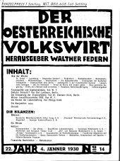 Der österreichische Volkswirt