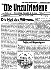 Die Unzufriedene