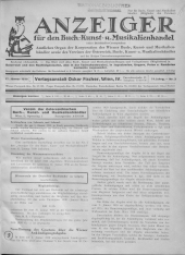 Oesterreichische Buchhändler-Correspondenz