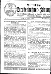 Österreichische Straßenbahner-Zeitung