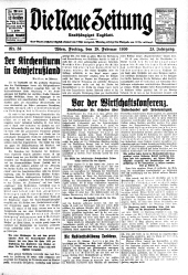 Die neue Zeitung