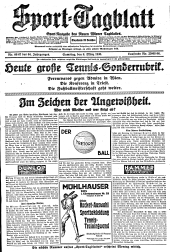 (Wiener) Sporttagblatt