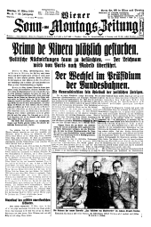 Wiener Sonn- und Montags-Zeitung