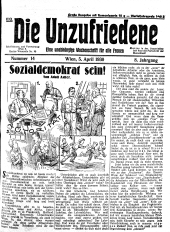 Die Unzufriedene