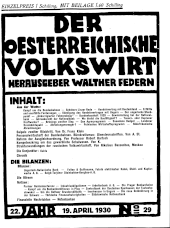 Der österreichische Volkswirt