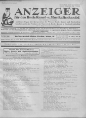 Oesterreichische Buchhändler-Correspondenz