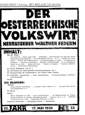 Der österreichische Volkswirt