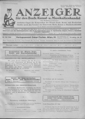 Oesterreichische Buchhändler-Correspondenz