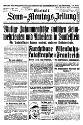 Wiener Sonn- und Montags-Zeitung